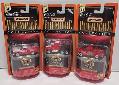 Coca Cola~Matchbox~Premiere Collection Lot~El Camino~Ford F-150~Mack CH-600~NOC • $19.99