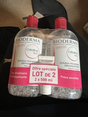 £19.90 • Buy BIODERMA 2559906 Crealine H2o Micelle Solution - 2X500ml