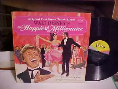 Disney's The Happiest Millionaire Soundtrack 1967 Buena Vista 12  33 RPM LP NM • $12.50