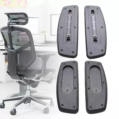 2 Pieces Office Chair Replacement Armrest Arm Pads Caps Easy • £10.84