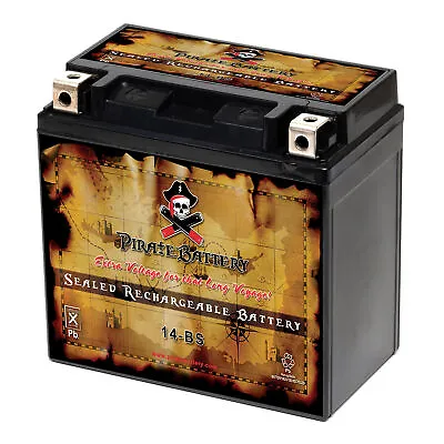 YTX14-BS High Performance - Maintenance Free - Sealed AGM Motorcycle Battery • $45.90