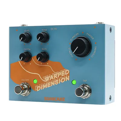 SONICAKE Warped Dimension Digital Modulation Guitar Effects Pedal 4 Modes Pedals • $40.79