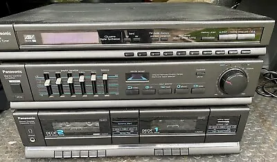 Panasonic SA-H30 Quartz Synthesizer AM/FM Cassette Stereo Receiver System • $83.99