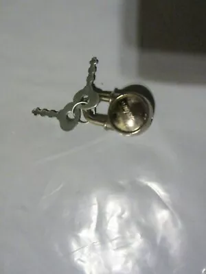 Vintage Miniature Lock & Keys  • $10.46