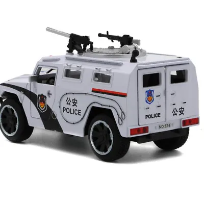 1:32 Automobile Alloy Car Model Children Toy Simulated Police Car With Lights • $15.14