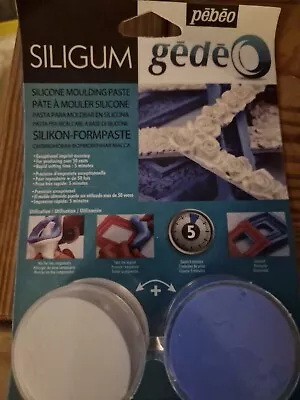 Pebeo Gedeo Siligum Moulding Paste Make Your Own Silicone Craft Moulds 100g • £15