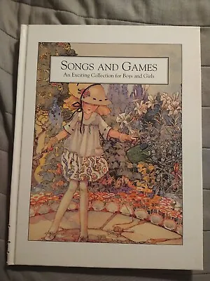 SONGS AND GAMES By Anne Anderson & Margaret W. Tarrant - Hardcover • $12.50