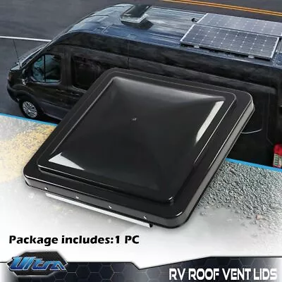 14  RV Roof Vent Cover Top Lid Replacement Camper Trailer Air Ventilation Black  • $14.80