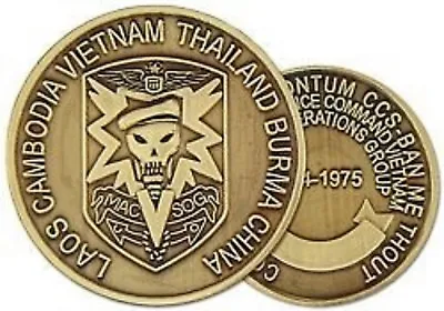Army Mac V Sog Vietnam Bronze  Challenge Coin • $39.99