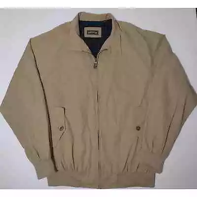 Orvis Jacket M Mens Bomber Hunting Stewart Plaid Lining Long Sleeve Nylon Cotton • $31.84