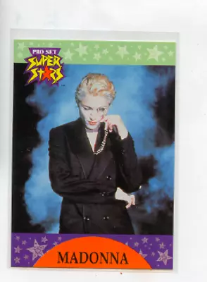 1991 Pro Set Music Super Stars # 5 Madonna • $1.79