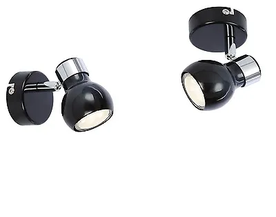 Modern LED Ceiling Wall Lights Single 1 Way Bedside Lamp Spotlight GU10 Fitting • £11