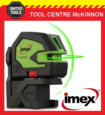 Imex Lx22g Laser Level 5v 5.2ah Li-ion Green Beam Crossline With Plumb Spot • $499