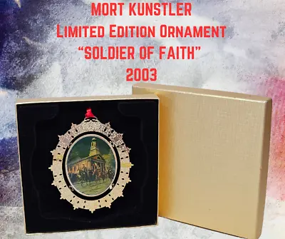 MORT KUNSTLER  SOLDIER OF FAITH  Limited Edition Ornament In Presentation Box • $24.95