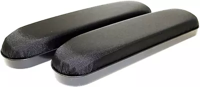 AR179PA One Pair Universal Fit Desk Length Black Nylon Padded Wheelchair Armres • $97.23