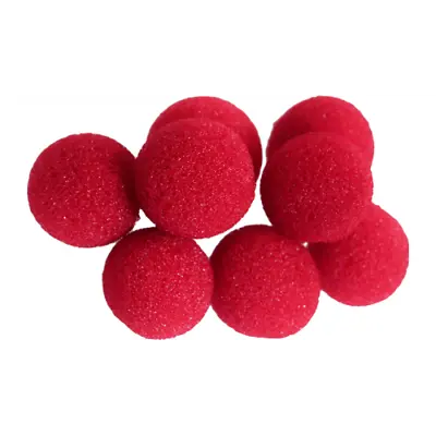 Mini Regular Sponge Ball (Red) Bag Of 8 From Magic By Gosh • $4.97