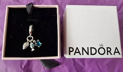 BNWT Pandora Silver Triple Dangle Charm With Turtle Fish And Conche Shell • £44