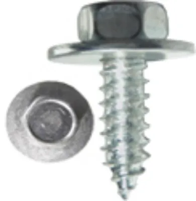 14g X 3/4  BZP 10mm Hex Head SELF TAPPING SCREW Captive Loose Washer Zinc Plated • £5.50