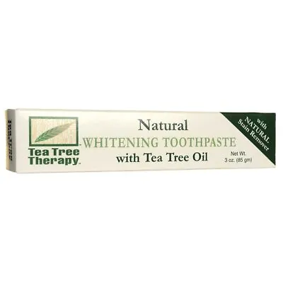 Tea Tree Therapy Natural Whitening Toothpaste With Tea Tree Oil 3 Oz Paste • $9.62