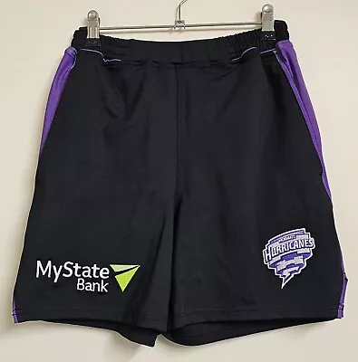 Hobart Hurricanes Majestic Mens Size Small Black Shorts Pre-Owned KFC BBL • $44.96