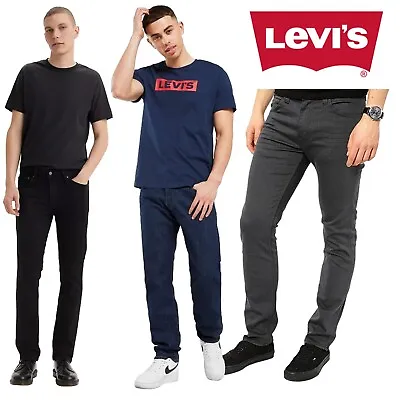 Levi's 511 Mens Denim Jeans Original Straight Leg Slim Fit Stretch Pants UK • £39.99