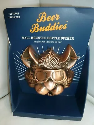 £10 • Buy Brand New Beer Buddies Wall Mounted Bottle Opener Kool Kat Man Cave,gift