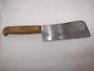 Vintage Case Xx Traditional Chefs Cleaver Knife Hardwood Handle Made In Usa L@@k • $49.99