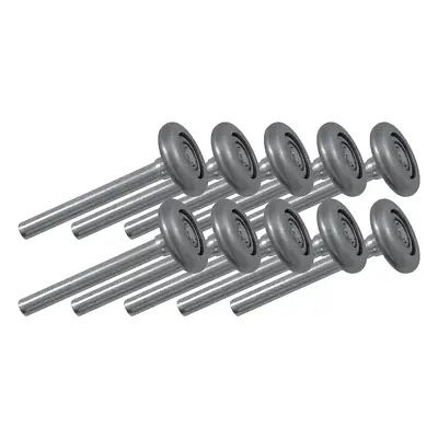 Garage Door Rollers-2 In Steel Wheels W/ 10 Ball Bearings And 4 In. Stem 10-Pack • $16.02