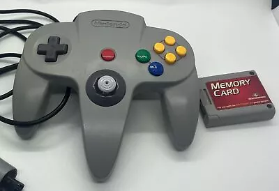 Original Nintendo 64 Controller - Gray N64 - Authentic OEM NUS-005 • $20