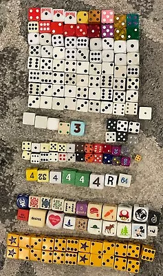 Lot Of 161 Dice Mixed Board Games 6 Sided Good Shape • $14.99