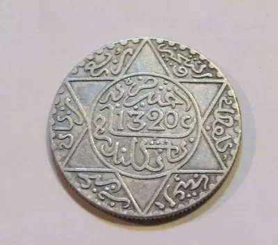 Morocco 1320 BE 1/4 Rial Silver Coin • $59.99