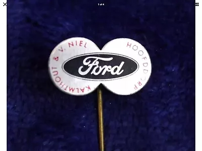 Vintage Ford Lapel Pin Badge Logo FoMoCo Truck Mustang Script Blue Oval • $9.95