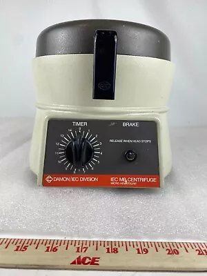 Damon Iec Division Iec Mb Centrifuge Micro Hematocrit W/ Rotor 275 • $125