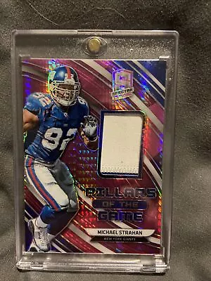 2019 Specta Pillars Of The Game Patch Michael Strahan 14/15 • $6