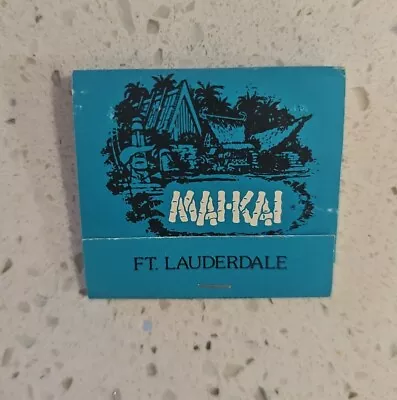 Vintage Matchbook Cover  MAI-KAI Polynesian Restaurant  Ft Lauderdale FL  Gmg • $7.50