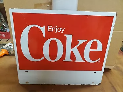 VINTAGE Tin Enjoy  Coke Sign  16 X 14 BB • $189