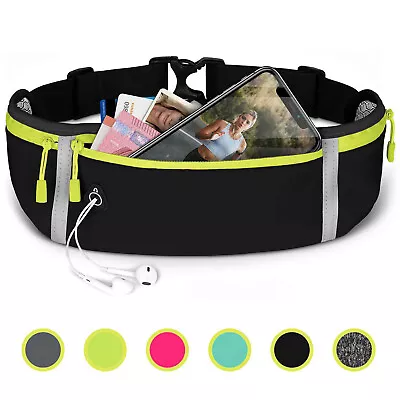 Phone Run Belt For Sony Xperia 1 V Sports Case Jogging Fitness Waist Pouch • £29.42