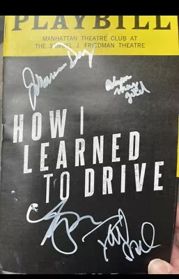 How I Learned To Drive Cast Signed Broadway Playbill Morse Parker Weeds 2022 • $45