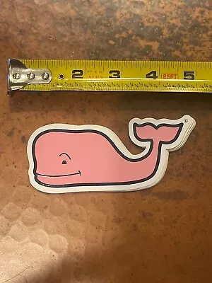 Vineyard Vines Pink Whale Logo 4.5 X 2 Yeti WaterBottle Car Decal • $2.99