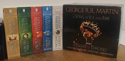 Game Of Thrones 5 Book Box Set George R. R. Martin Song Of Ice And Fire Series • $27.99