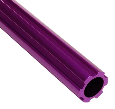 Fluted Aluminum Alloy Seat Post 22.2mm (7/8 ) - 450mm - PURPLE ANODIZED • $21.99