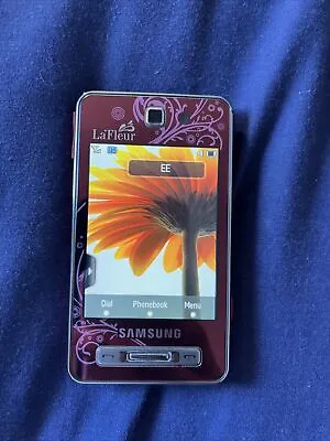 Samsung Tocco F480i La Fleur Special Edition Red Ultra RARE • £99.99