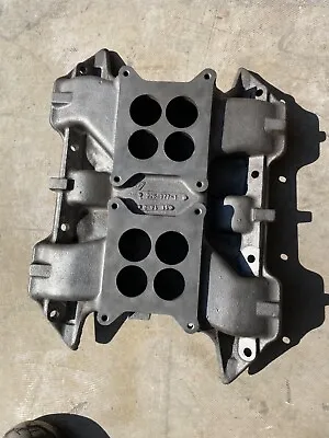 Chrysler Mopar 2x4 Dual Quad Intake Manifold 11-14-2 Factory Original Cast Iron • $799