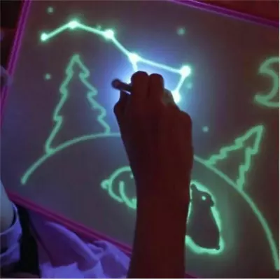 Educational Toy Drawing Pad 3D Magic 8 Light Effects Puzzle Board Sketchpad • $23