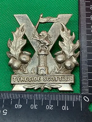 Original WW1 / WW2 British Army - Tyneside Scottish Regiment Cap Badge • $33.93