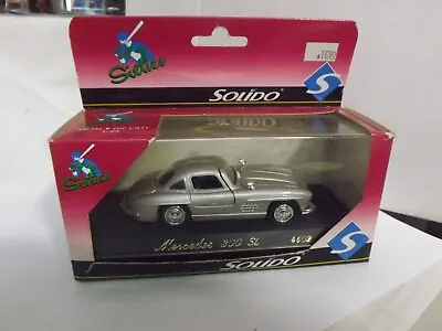 Solido Silver Mercedes 300 SL No. 4502 Made In France 1/43 Scale New In Box • $16.99