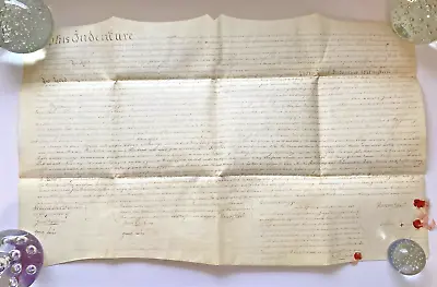 1813 Lancaster County PA Vellum Deed Document Indenture W/ Was Seal Henry White • $88.50