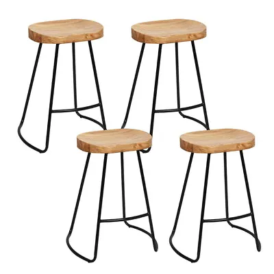 $308.13 • Buy  Set Of 4 Vintage Tractor Bar Stools Retro Bar Stool Industrial Chairs 75cm