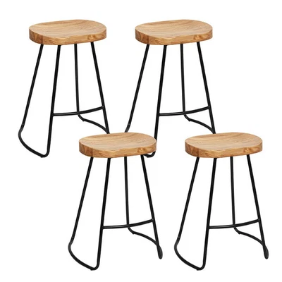 $308.13 • Buy  Set Of 4 Vintage Tractor Bar Stools Retro Bar Stool Industrial Chairs 75cm