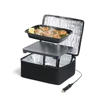 HOTLOGIC Mini Portable Oven Food Warmer Electric Lunch Box With 12V Vehicle Box • $48.23